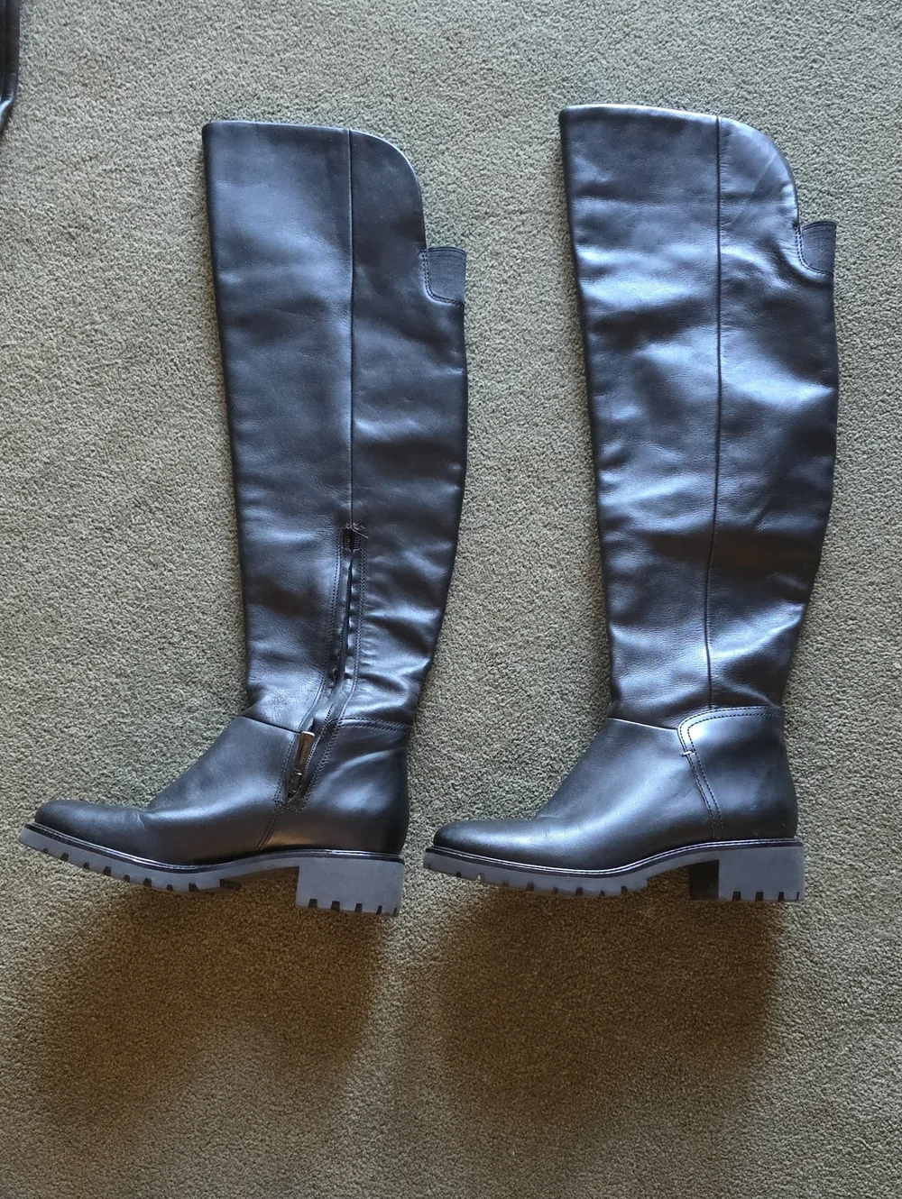 Cole Haan Black Over-the-Knee Riding Boots